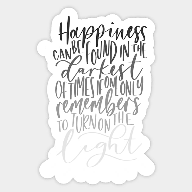 Happiness Sticker by The Letters mdn